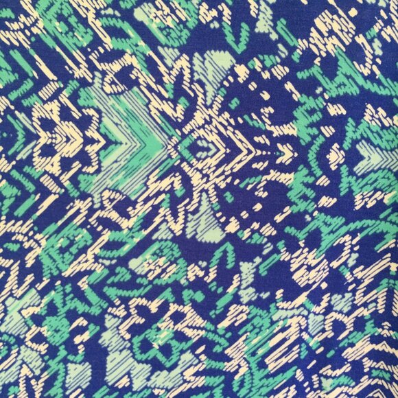 Title Nine Breeze Skirt Blue Teal White Geometric Print Women’s Size XL Active - Picture 4 of 9